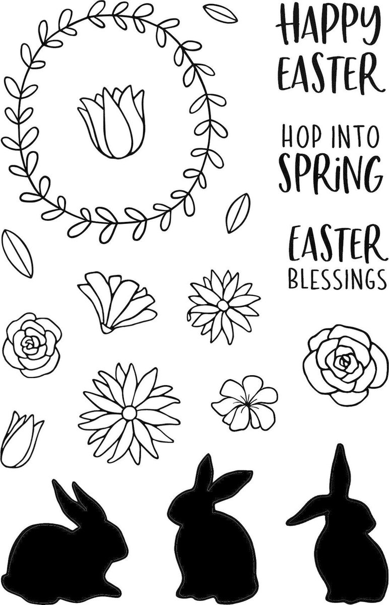 Srping Time Clear Stamps (JD056) (DISCONTINUED)