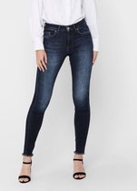 ONLY ONLBLUSH LIFE MID SK ANK RAW REA811 Dames Jeans - Maat M x L30