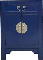 Fine Asianliving Chinees Nachtkastje Midnight Blue B42xD35xH60cm Chinese Meubels Oosterse Kast