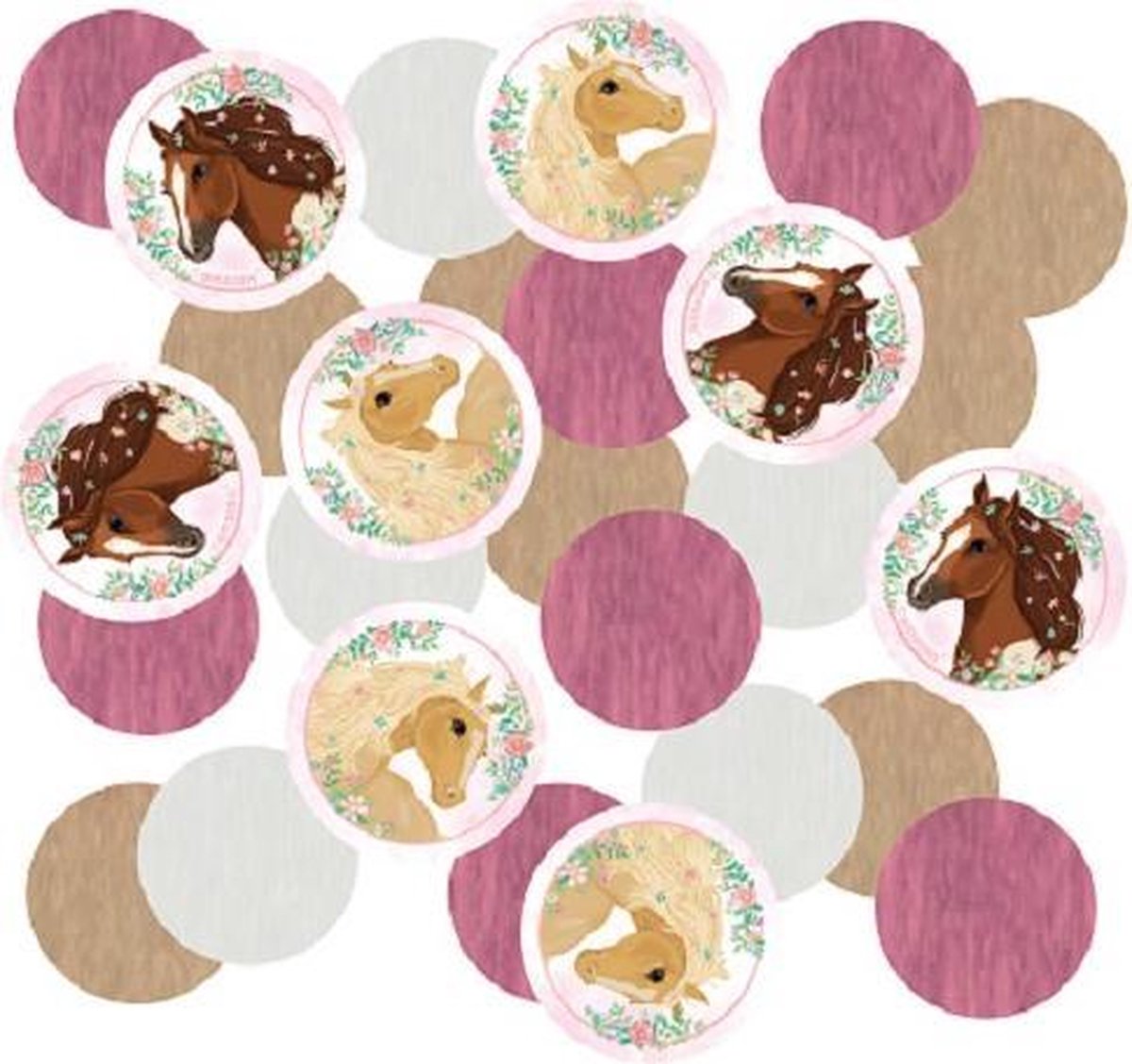 Tafelconfetti Paarden Beautiful (14gr)