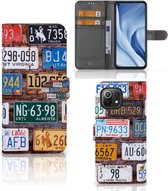 Wallet Book Case Xiaomi Mi 11 Lite | Xiaomi 11 Lite NE GSM Hoesje Kentekenplaten