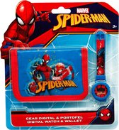 Spiderman horloge + portemonnee