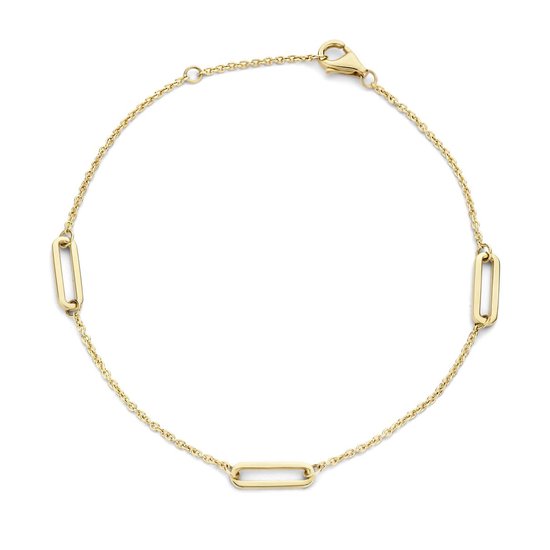 Blush 2179YGO - Dames - 14 karaat goud - Armband - Goud - 19 CM