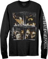 System Of A Down - Face Boxes Longsleeve shirt - 2XL - Zwart