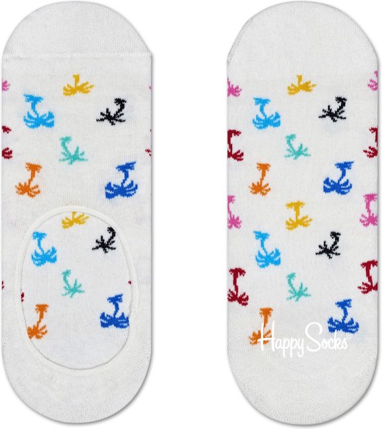 Happy Socks Palm Liner Socks - Wit - Maat 41-46