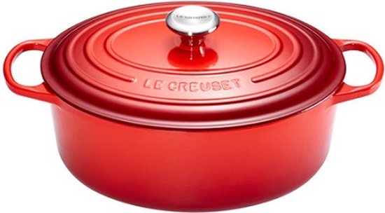 Le Creuset Ovale braad-/ stoofpan 13,9L - 40cm - Kersenrood