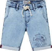 Petrol Industries - Jongens Denim jogg short boys - Blauw - Maat 140