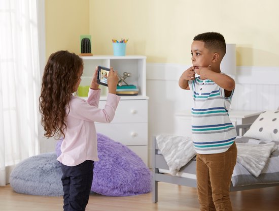 VTech KidiCom Advance 3.0 Telefoon - Interactieve Kinder Mobiel met Camera - Educatief Speelgoed - Vanaf 5 Jaar - Blauw van Vtech — afbeelding 3