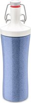 Koziol Drinkfles Plopp To Go 425 Ml Blauw/Wit