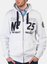 Camp David ® Sweatshirt met capuchon Racing, wit