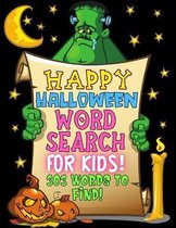 Happy Halloween Word Search For Kids!