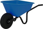MM Eurotool Kinderkruiwagen Metaal met Kunststof Bak - Blauw
