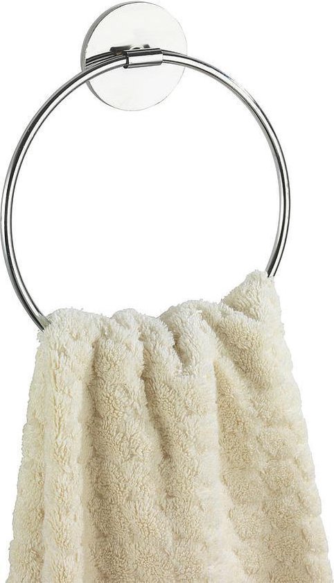 Wenko Handdoekring Turbo-loc 19,5 Staal Chroom