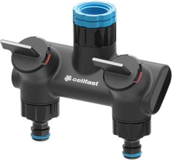 Cellfast Waterverdeler Ideal Line Plus 2 Weg 3 4 1 Zwart Bol Com
