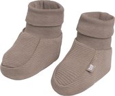 Baby's Only Booties Pure - Moka - 3-6 mois - 100% coton écologique - GOTS