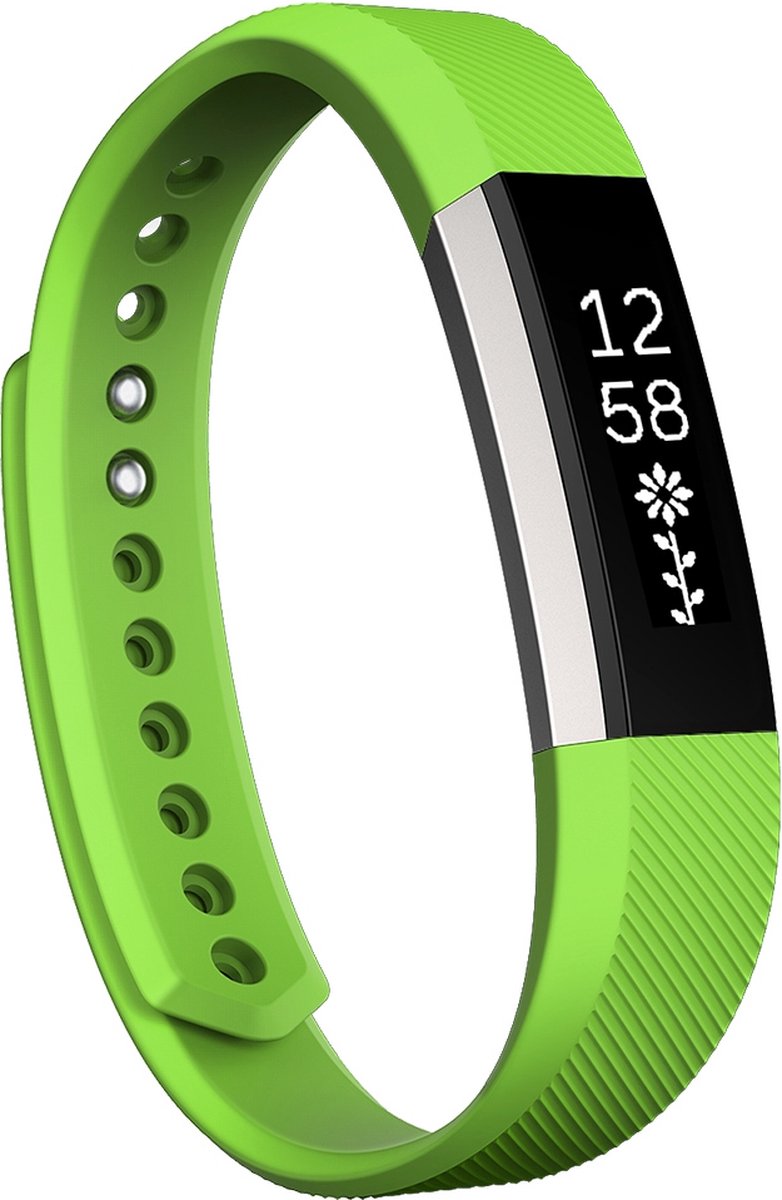 HIPFIT Siliconen bandje - Fitbit Alta (HR) - Groen - Large