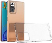 Xiaomi Redmi Note 10 Pro Hoesje Flexibel en Dun TPU Transparant