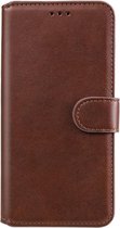 Oppo A54 5G Hoesje Portemonnee Book Case Kunstleer Bruin