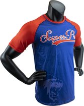 Super Pro Combat Gear T-Shirt Sublimatie Challenger Blauw/Rood/Wit Large