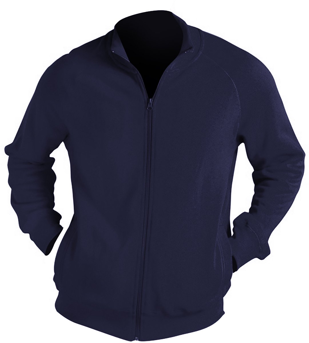 SOLS Heren Sundae Full Zip Sweat Jacket Marine Blauw