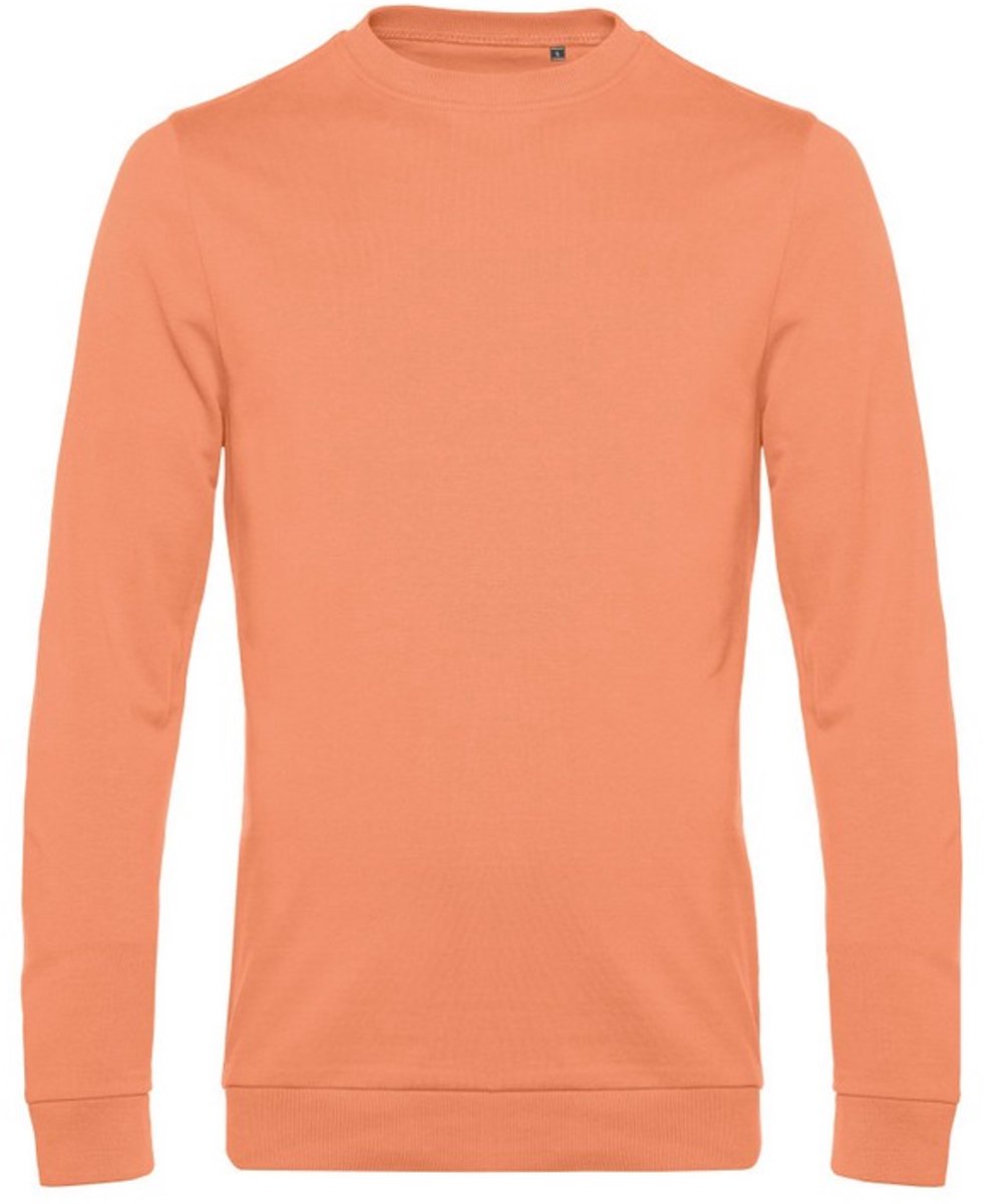 B&C Heren in sweatshirt (Meloen sinaasappel)