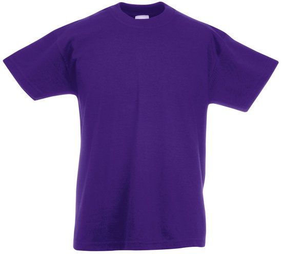 Fruit Of The Loom Original T-shirt à manches courtes pour enfants / enfants (violet)
