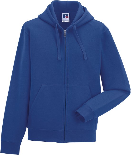 Russell Mens Authentic Full Zip Sweatshirt / Hoodie (Bright Royal)