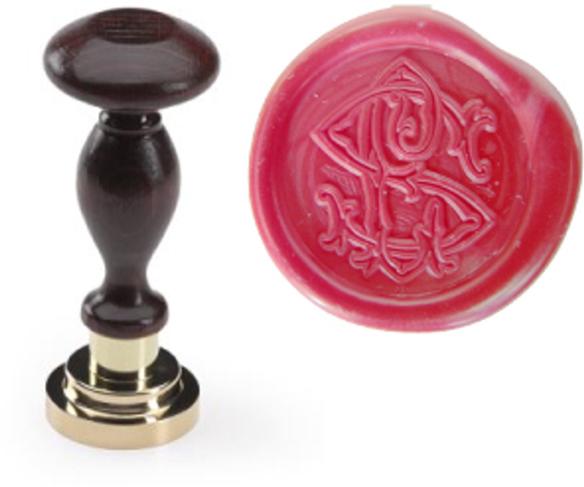 Lakstempel met monogram | Ø40mm