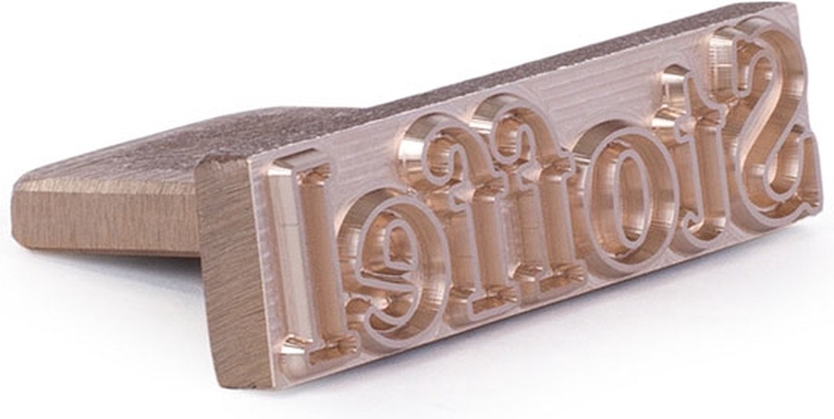 Brandplaat voor Posta ALK type 6, 110x30 mm