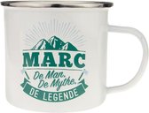 Mok - Top vent - Marc - Geëmailleerd - Gevuld met een snoepmix - In cadeauverpakking