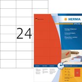Herma printeretiketten Labels red 70x37 SuperPrint 2400 pcs.