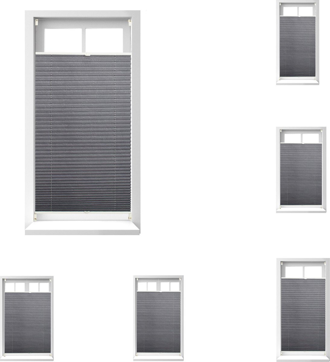 Plisségordijn - 60x130 cm - lichtdoorlatend – foto 3