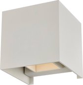 Arcchio - Wandlamp buiten - 1licht - Aluminium, metaal - H: 9.7 cm - G9 - wit