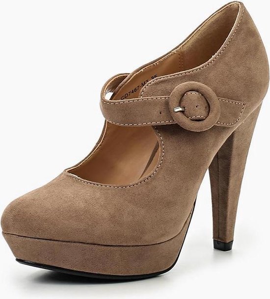 escarpins marron clair