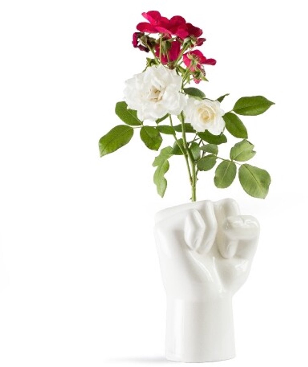 Fckvaas Wit / Fckvase White - Dutch Design vaas - Werkwaardig.