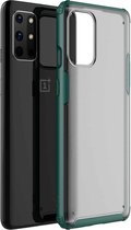 Voor OnePlus 8T Vierhoekige schokbestendige TPU + pc-beschermhoes (groen)