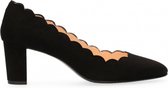 Van Dalen  - Pump Met Schulprand Suede - Black - 37.5