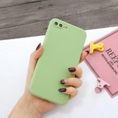 Voor iPhone 7 Plus & 8 Plus Magic Cube Frosted Silicone Shockproof Full Coverage Beschermhoes (Groen)