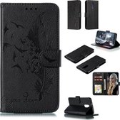 Veerpatroon Litchi Texture Horizontale Flip Leren Case met Portemonnee & Houder & Kaartsleuven Voor LG Stylo 4 (Zwart)