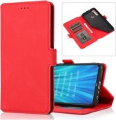 Voor Geschikt voor Xiaomi Redmi Note 8 Retro Magnetische Sluiting Horizontale Flip Leren Case met Houder & Kaartsleuven & Fotolijst & Portemonnee (Rood)