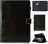 Voor iPad Air / Air 2 / iPad 9.7 Vernis Glitter Poeder Horizontale Flip Leren Case met Houder & Kaartsleuf (Zwart)