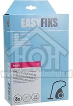 Easyfiks Stofzuigerzakken S-Bag 8 Stuks