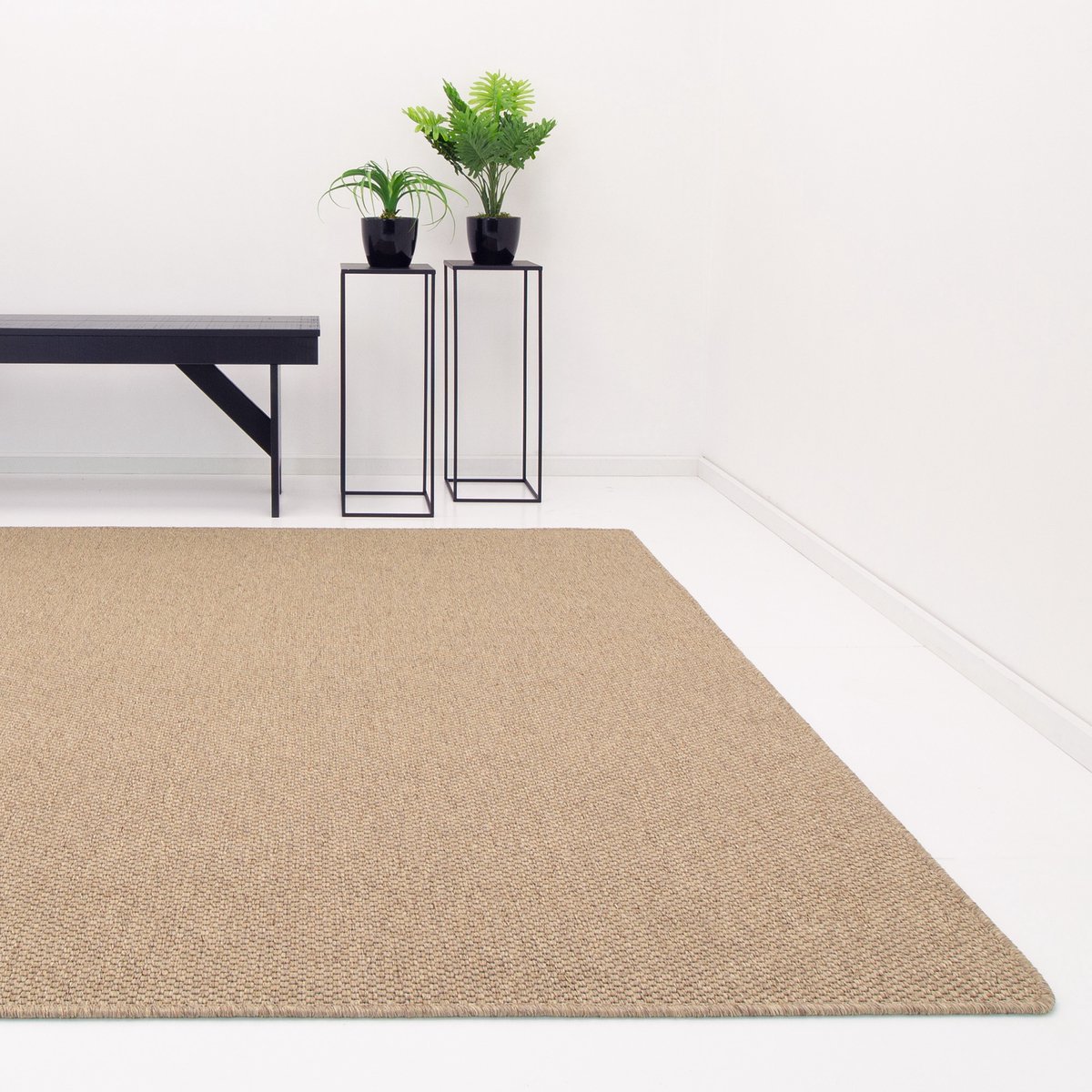 Vloerkleed Casablanca Natura Geweven Sand | 200 x 300 cm