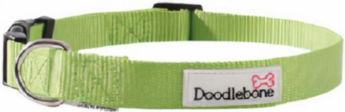 Goedkoopste Doodlebone Hondenhalsband Bold 60 - 70 Cm Nylon Groen