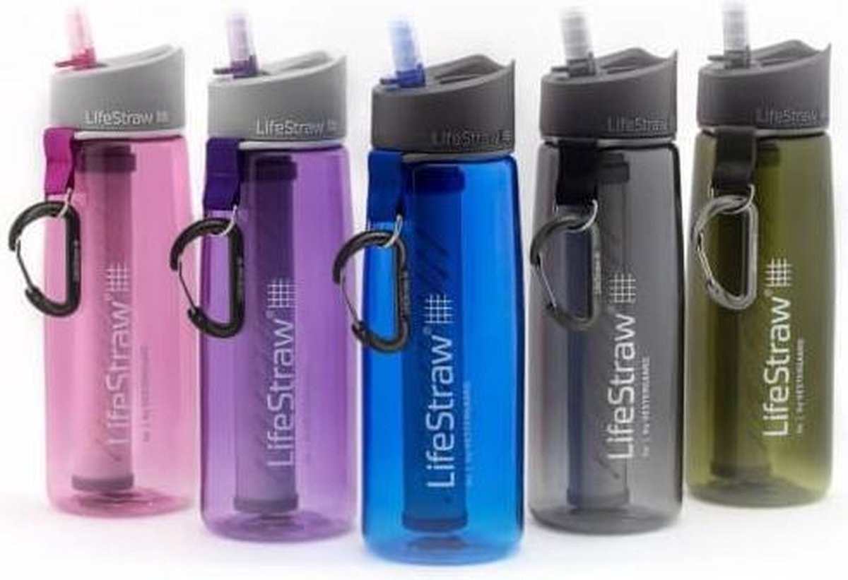 Lifestraw Go 2-Stage Filtration Water Bottle met 2-traps filtratie