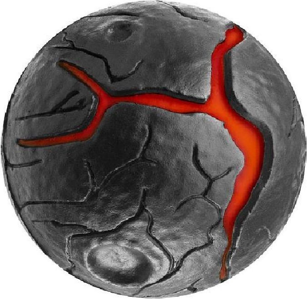 Waboba Voetbal Lava 6,3 Cm Foam Zwart