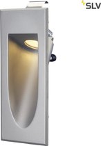 SLV LED DOWNUNDER MINI Trapverlichting 1x1W 3000K Grijs Chroom LED 152072