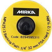 MIRKA Quick Lock Steunpad 32mm - Zelfklevend/Plak HARD