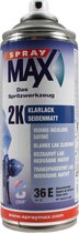 Spraymax 2K blanke lak zijdeglans, inhoud 400 ml