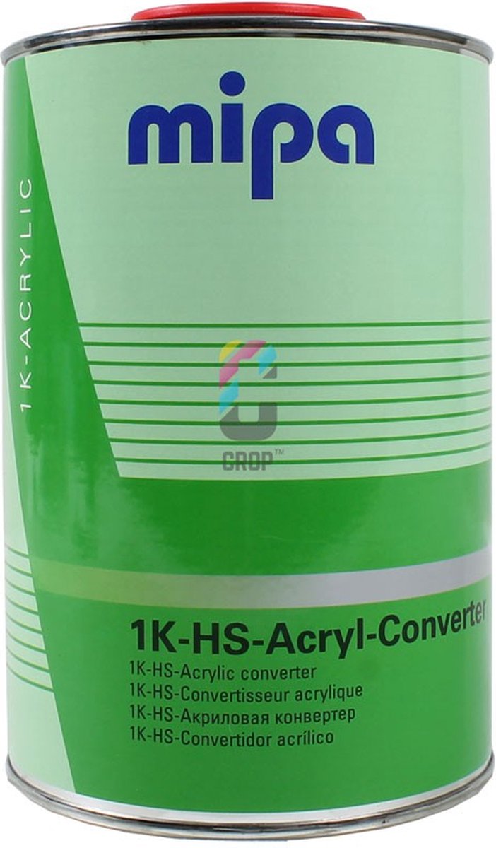 MIPA 1K HS Acryl Converter - Omvormer van 2K naar 1K lak 1 liter